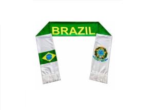 China Polyester Satin Printing Sports Team Scarves , Promotional Custom Sports Scarves wholesale