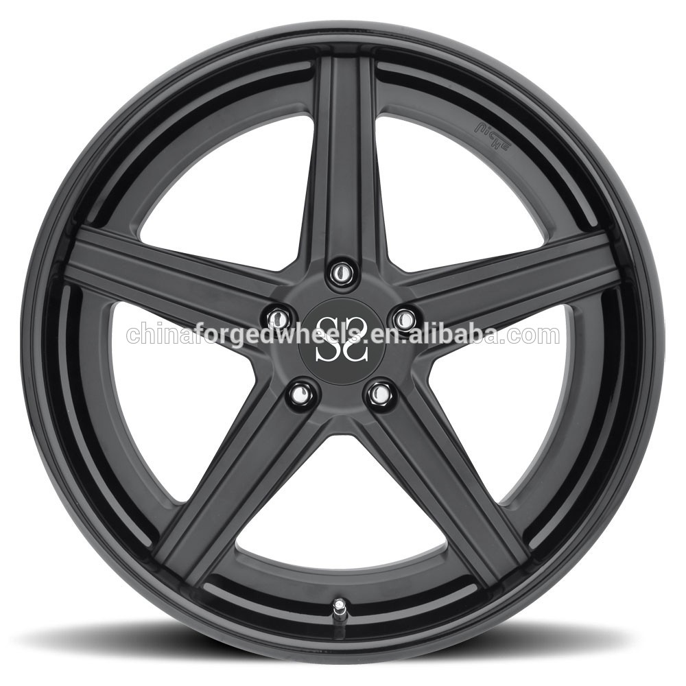 Gloss Black Customized 2-PC Forged Rims For Lexus IS/ 19 inch Alloy Car Rims