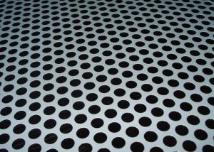 China SS201 SS304 Stainless Steel 4x8 Perforated Metal Sheet 2mm Round Hole wholesale