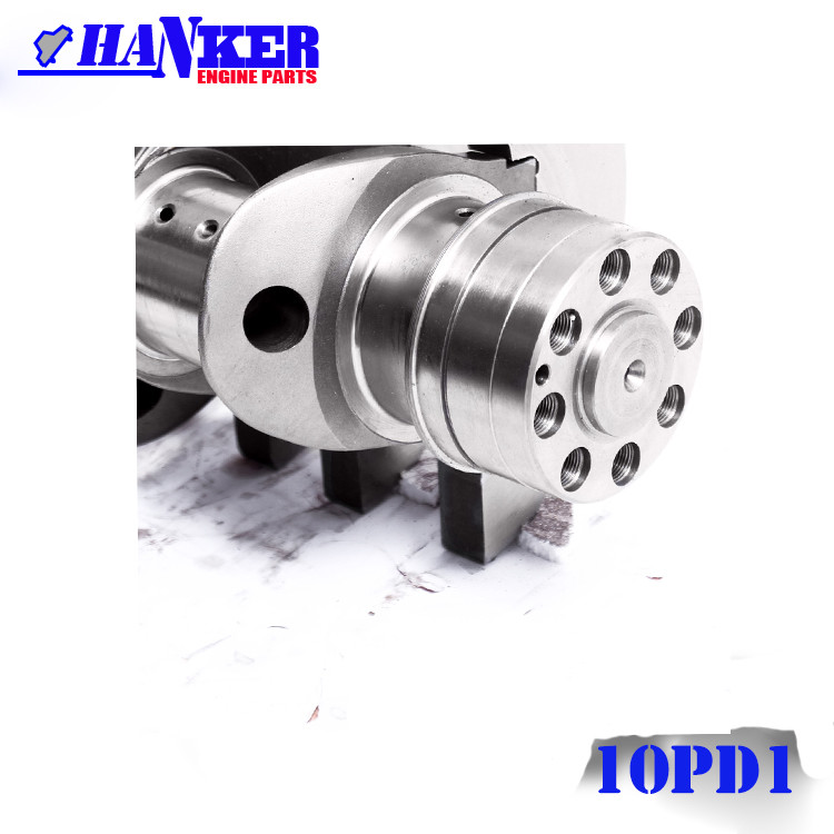 Isuzu 10PD1 Engine Parts Crankshaft Stock with High performance hardness