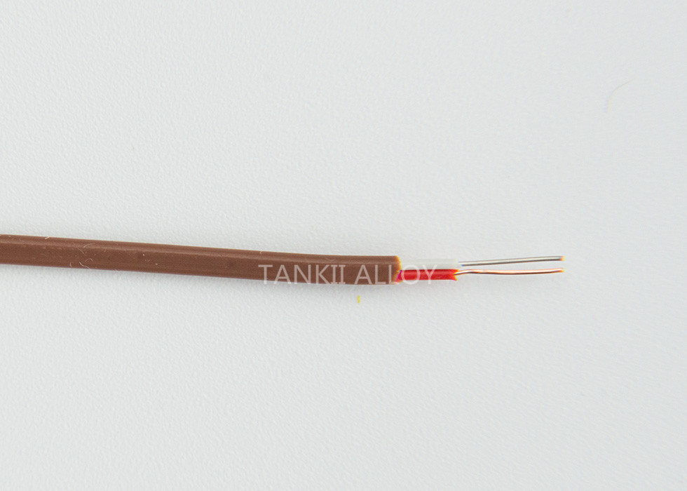 Insulation Type J Thermocouple Wire Solid Shape Thermocouple Compensating Cable