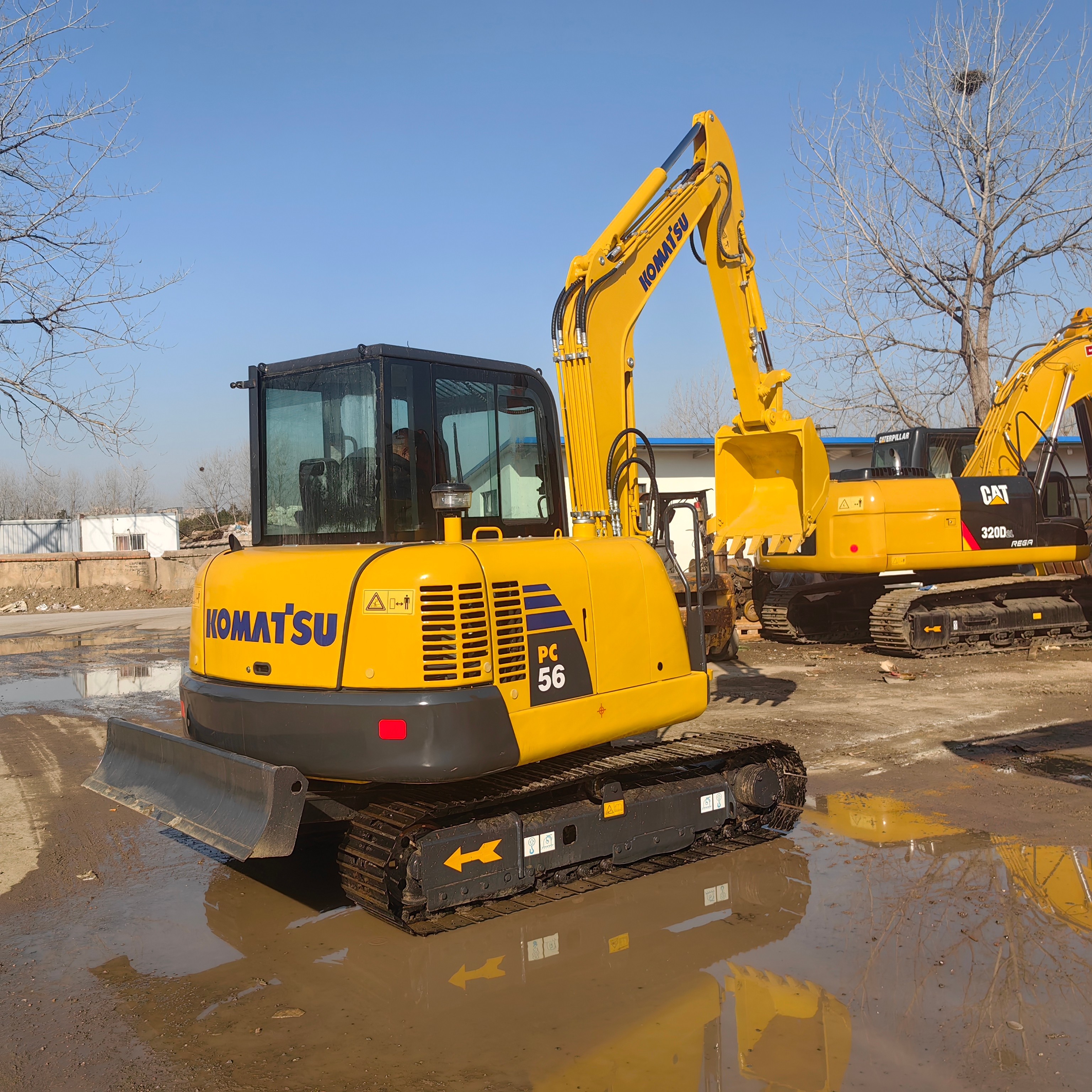 5ton Small Used Komatsu Excavators PC56 Original Affordable Efficient Mini Digger