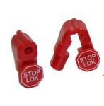 COMER supermarket magnetic security stoplok / magnetic peg hook