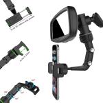 6.9 Inch Multifunctional Phone Holder Universal Car Rear View Mirror Mount