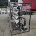 Pure Water Industrial Reverse Osmosis Water Filter 1m3/H-200m3/H 300 Kg Weight
