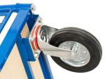 75kg Steel Platform Push Cart Double Handle Flatbed Push Cart