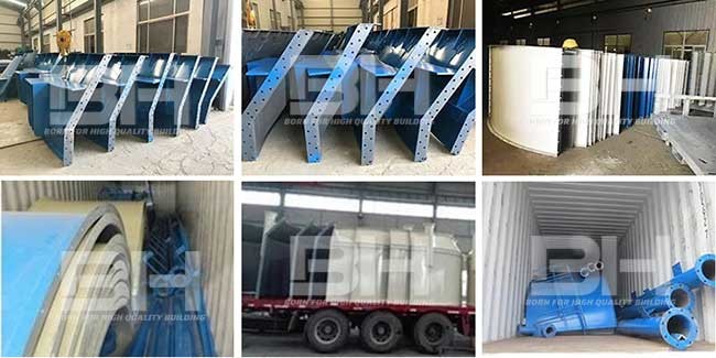 Durable Cement Silo For Concrete Mixing Plant Custom Service Acceptable