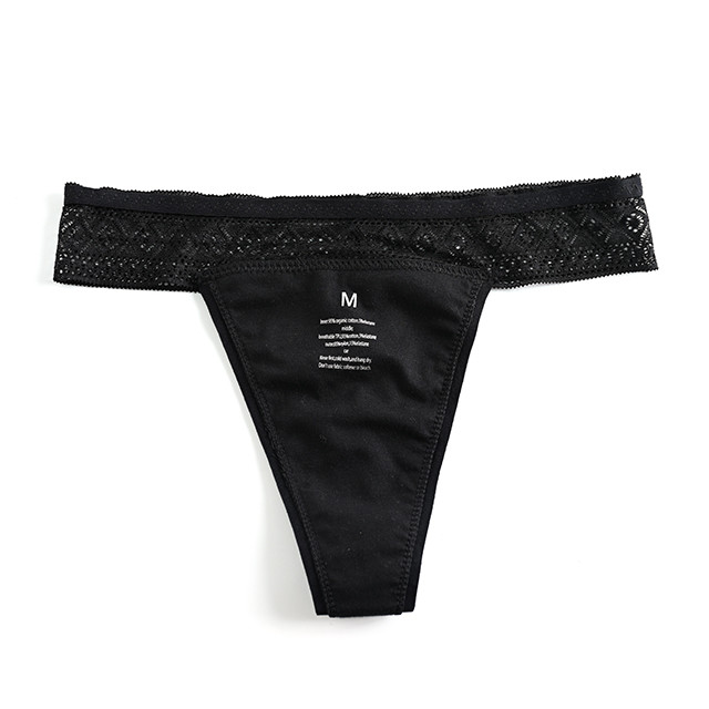 Lace Knitted Leak Proof Period Underwear Mid-Rise Sexy Women Panties