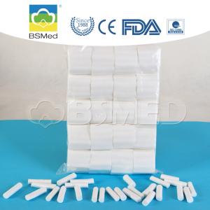 China White Color Surgical Dental Cotton Rolls Sterile 8mm / 10mm High Absorbency wholesale