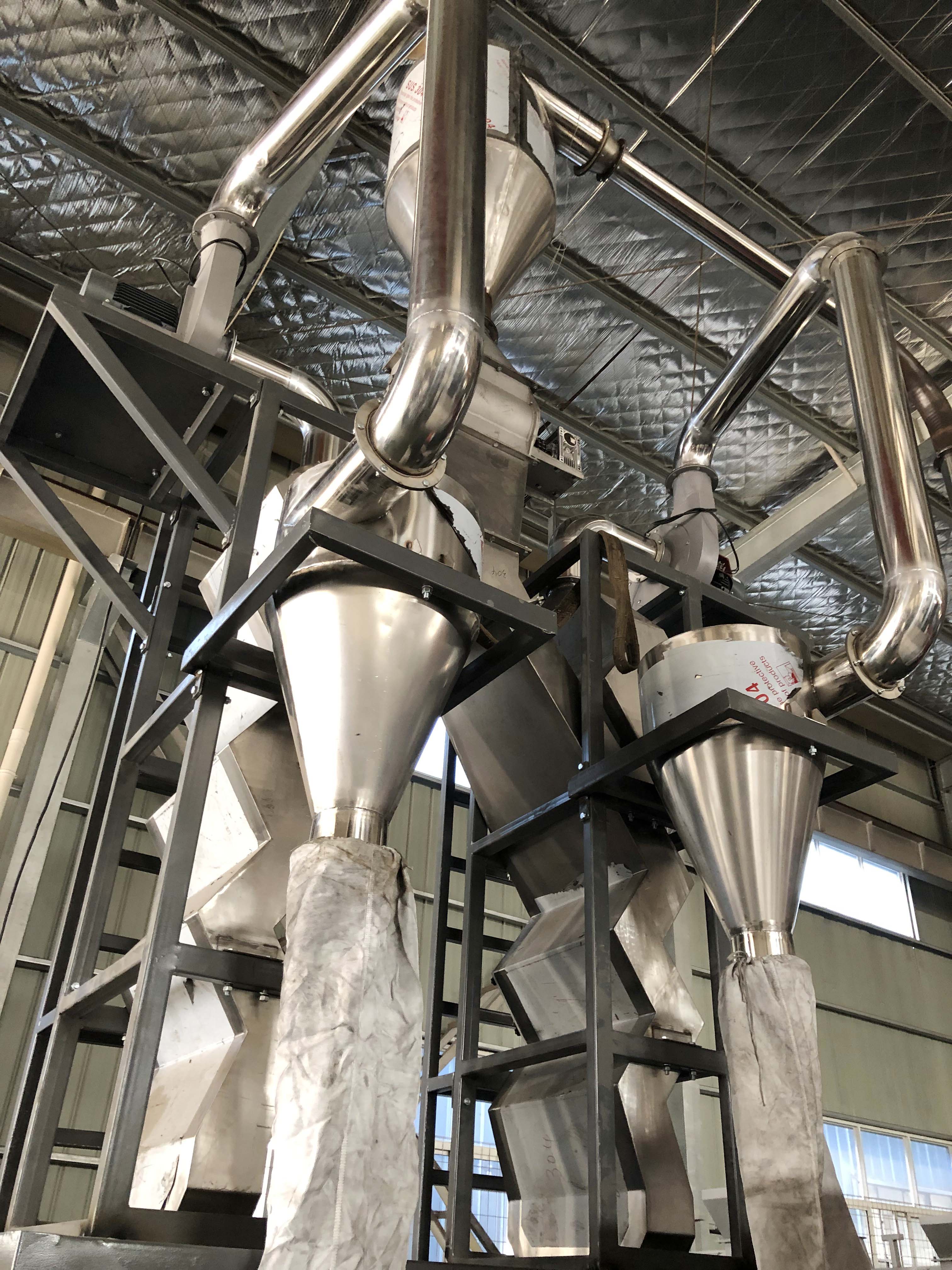 PET Zig Zag Mechanical Air Classifier Machine PVC Label