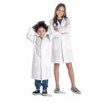 Hospital White Medical Lab Coats , European Size Poly Cotton Kids Lab Coat
