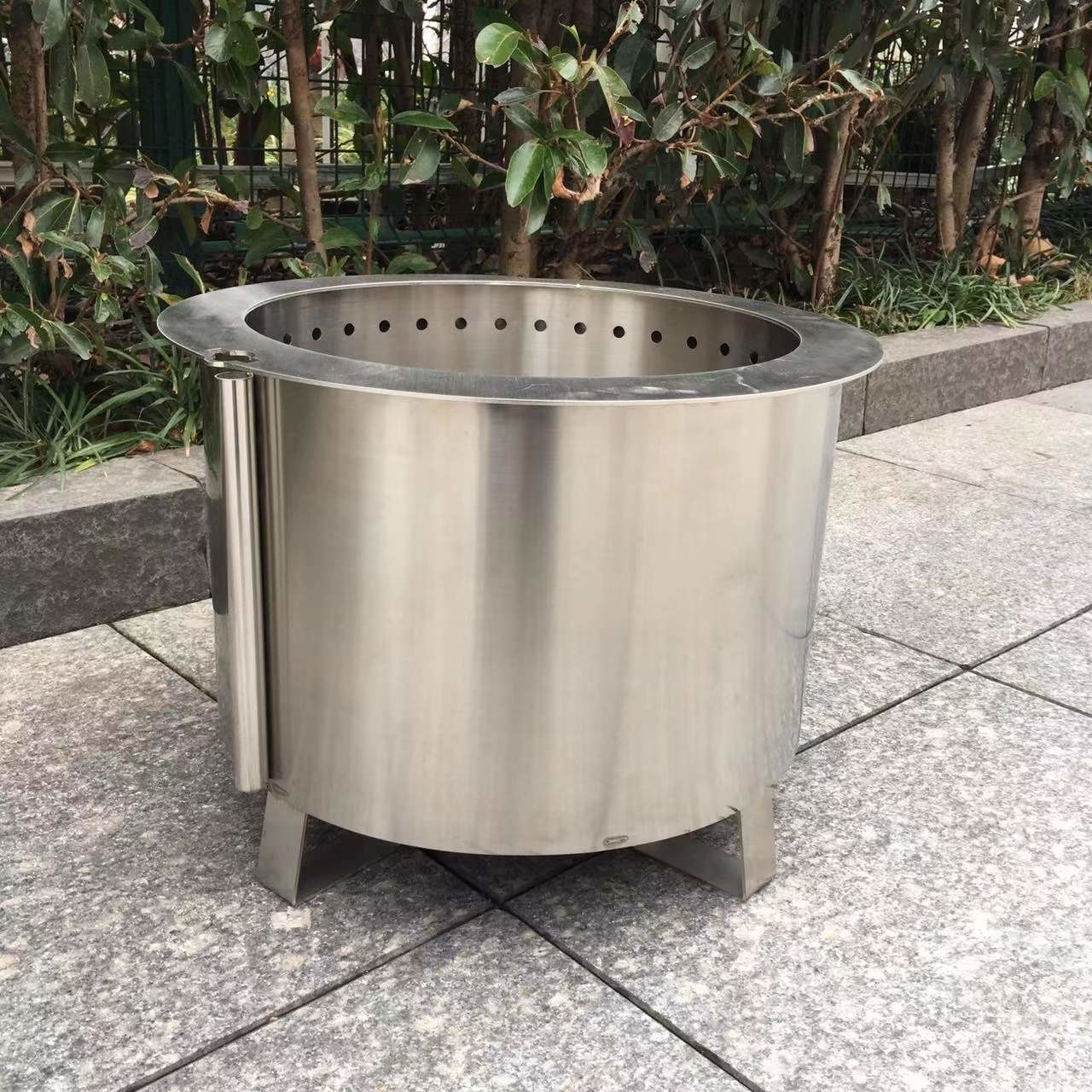 22 Inch Stainless Steel Smokeless Camping Fire Pit Travel