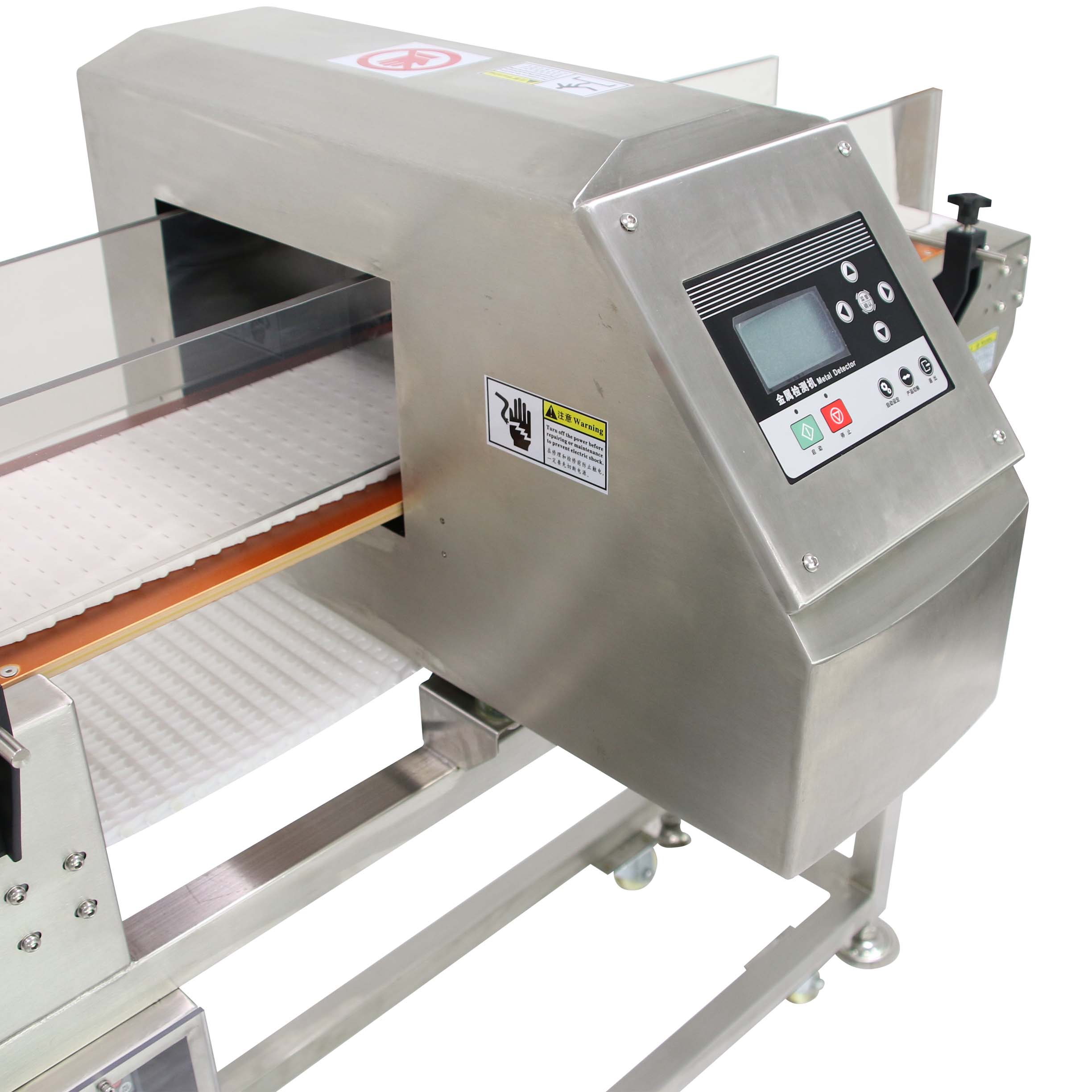 Tunnel Food Grade Metal Detector For Food / Biscuits Packets , CE ISO Standard