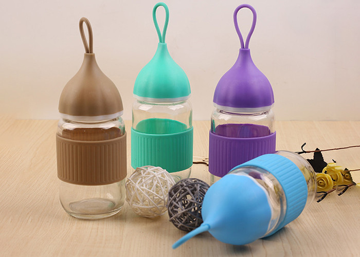 Colorful Drinking Water Bottle 350ml Capacity Customized Logo Printing