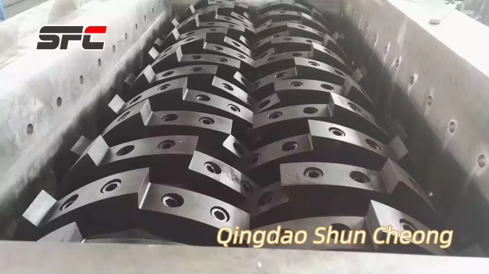 Efficient Waste Tire Recycling Shredder Easy-to-Operate Core Components Bearing Motor Gear for Tire Pyrolysis Plant New Used