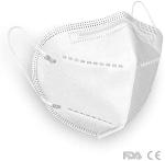 White KN95 Earloop Disposable Surgical Face Masks