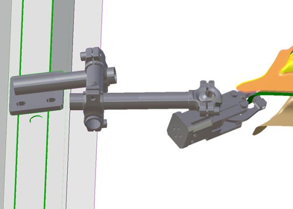 Stamping Die Auto Gripper Aluminum / Steel Material Max. 6.0 Bar Operating