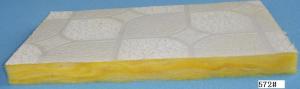 China Fireproof Glass Wool Ceiling Tiles , Insulated Fiberglass Ceiling Panels wholesale