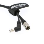 4 Pin Hirose Male to Right Angle DC Jack Power Cable for Sound Devices 633/644