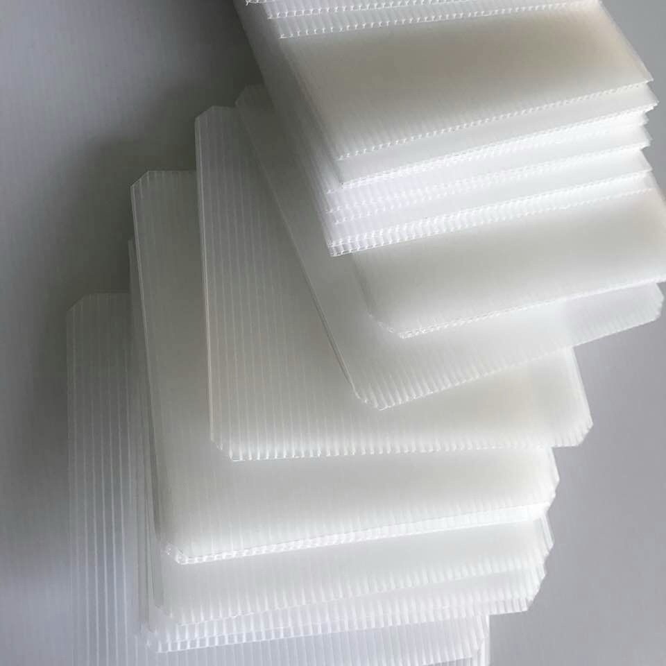 Customized Plastic Hollow Sheet 2mm - 12mm Plastic Corrugated Boxes For Protection