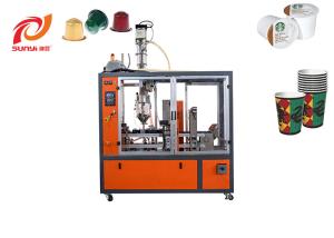 China Automatic Filling Capsule Coffee Nespresso Making Machine / Nespresso Coffee Capsule Filling Machine wholesale