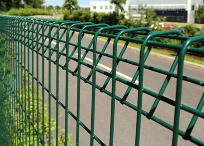 Security Anti Climb Galvanised Roll Top Fencing With Long Service Time