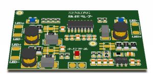 China Touch Key 3 Level DC 2A Growth Lamp PCB Assembly wholesale