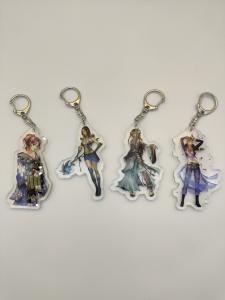 China Glistening Beauty Acrylic Sheet Keychain Twinkling OEM Acceptable wholesale