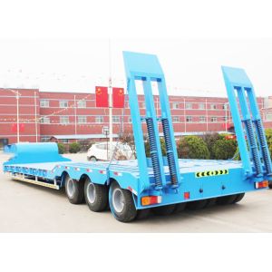 Heavy Machine Carrier Low Loader Gooseneck Truck Trailer