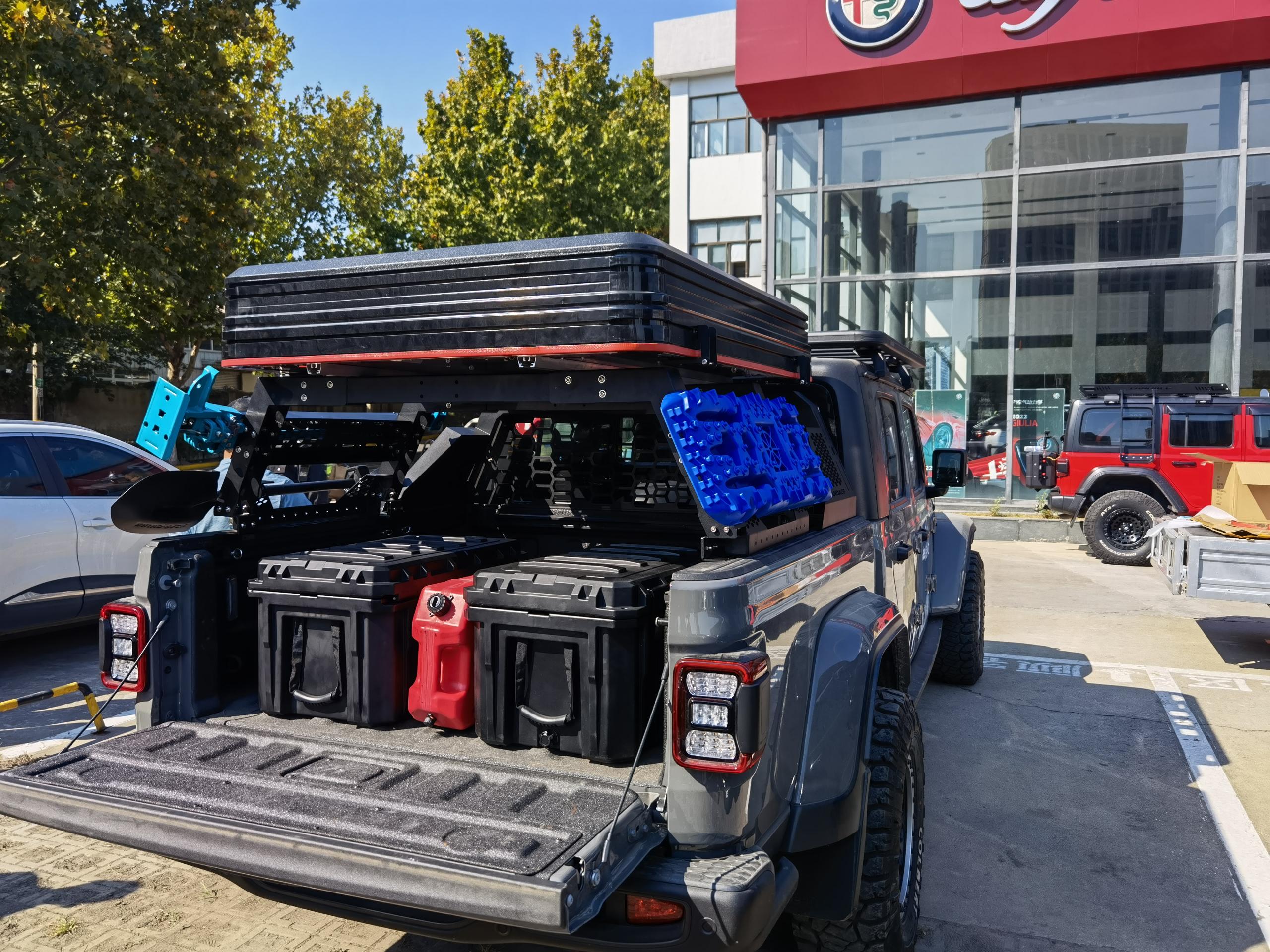 1336*1529*505mm Universal Pick-up Ute Bed Rack for Heavy Duty 4x4 Vehicle Accessories