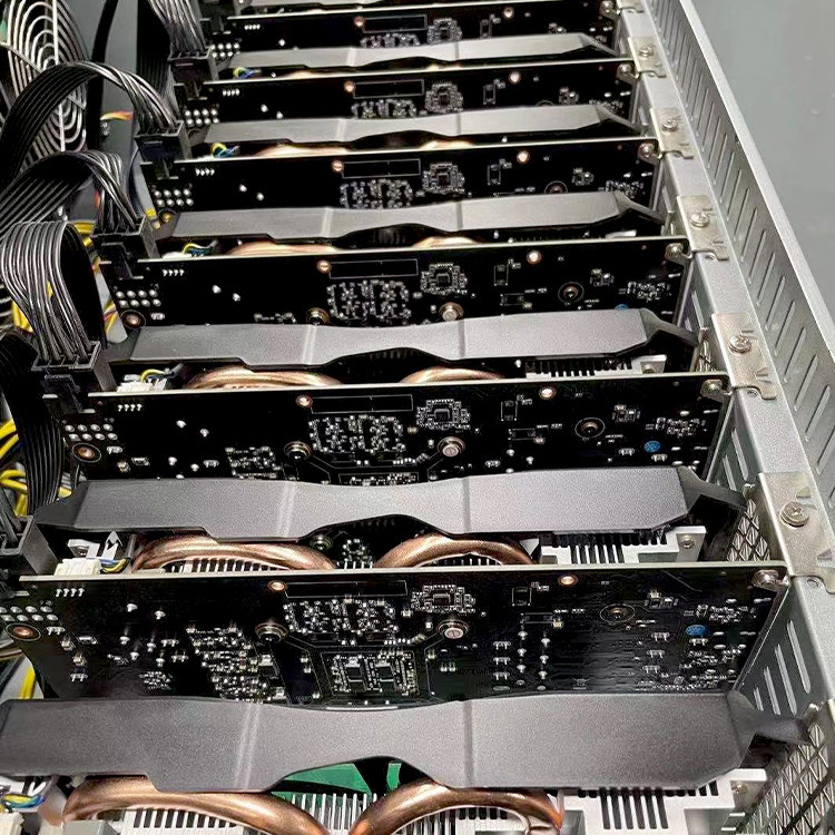 8 Cards Ethereum Mining Device 1660S 2060S 3060 3060Ti 3070 588 5700 Graphics Card