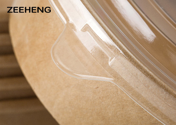 Disposable 36oz 1100ml Hot Paper Soup Bowls With Lids Food Container Customized Logo