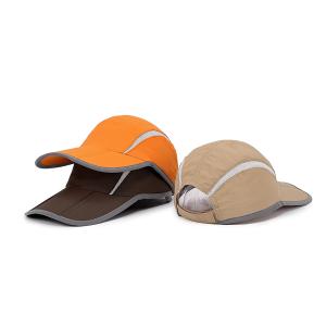 China Unisex 6 Panel Baseball Hat Nylon Sports Quick Dry Fit Cap Embroidery Logo wholesale