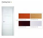 WPC Painting Internal Door , Solid Foam White Wooden Bedroom Door 45mm Thickness