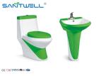 Luxury Commode Single Piece Toilet Bowl SWC311 730*410*720 Mm Ceramic Material