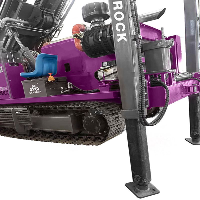 High Efficiency Water Well Drilling Rig Hydraulic Borehole Water Well Drilling Machine