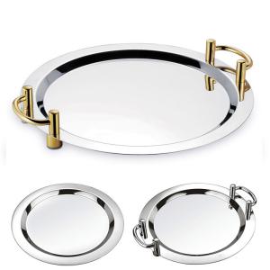 China Stainless steel Cake tray/display plate tray/Buffet salad plate/Cold dish for party wholesale