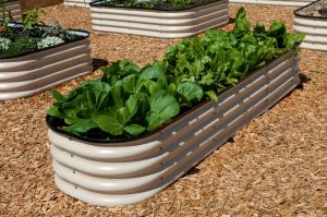 China 120x90x30cm Anti-Rusting Raised Metal Square Raised Garden Bed Kit wholesale
