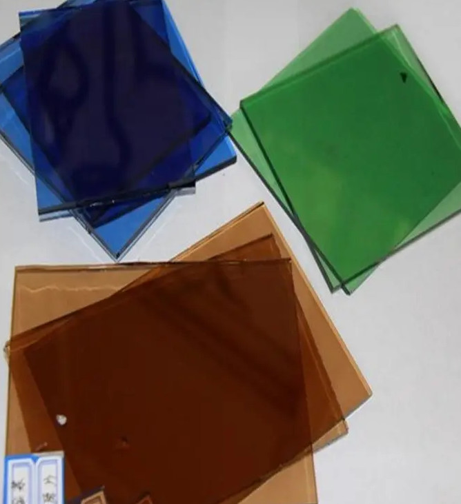 Polished Edge Finish Colored Tinted Float Glass UV Resistant