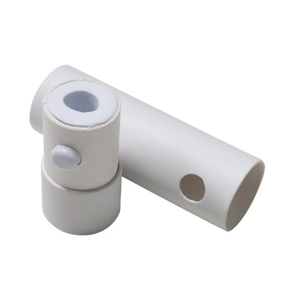 Disposable Child Resistant Paper Tube White Cardboard Tube Customize LOGO Safety