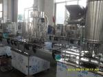 Glass Bottle Hot Juice Filling Machines , Automatic Water Bottling Plant