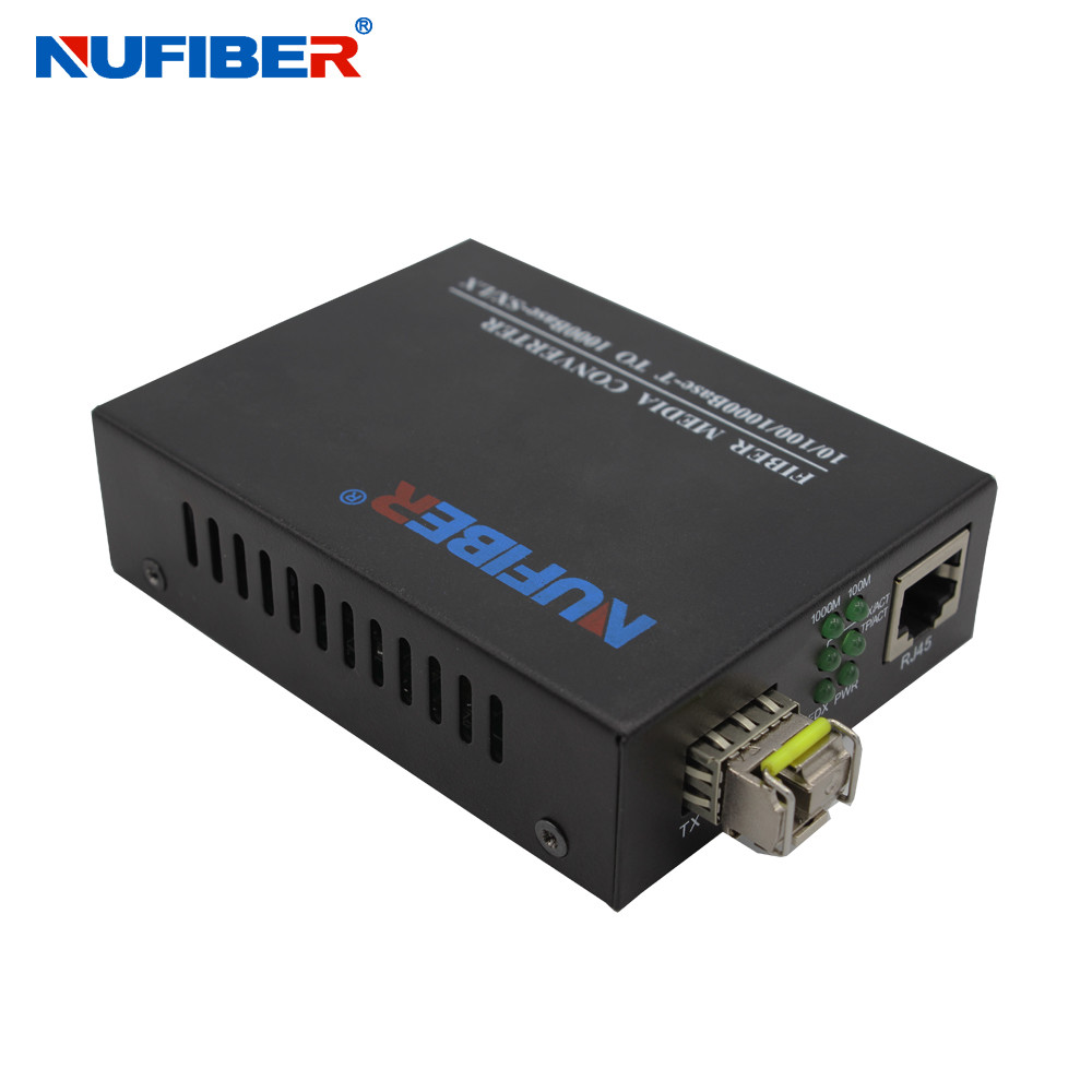 OEM Gigabit SFP Media Converter 10/100/1000Mbps RJ45 to SFP Slot Optical Transceiver