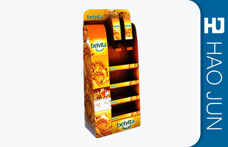 Shop Stand Up Cardboard Display Units , Cardboard Merchandising Displays
