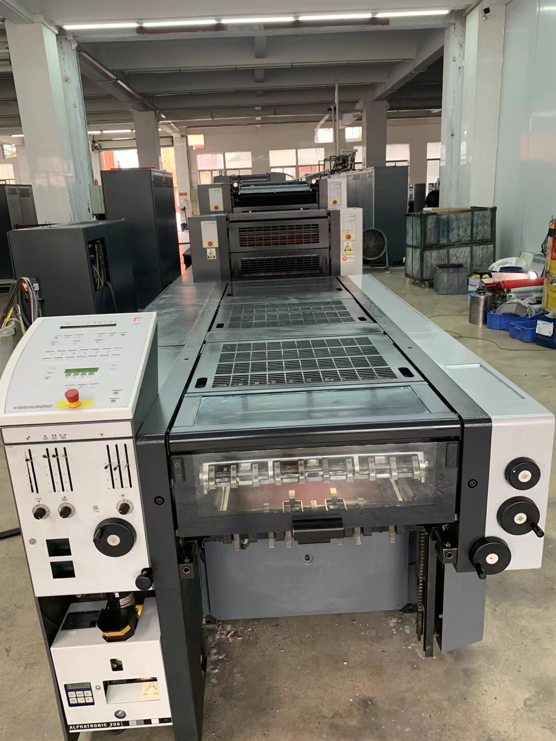 Automatic Grade SM52-6 Heidelberg Offset Printing Machine Second Hand 380V PLC For Machinery Repair Shops In Germany