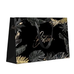 China Luxury Christmas Cosmetics Jewellery Paper Bag Shopping Tote Bag Art Paper wholesale