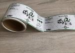 Green gold foil printed self-adhesive vinyl beverage packaging sticker label