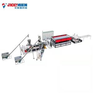 China 3MM PVC ASA Plastic 75kw Corrugated Roof Sheet Making Machine wholesale