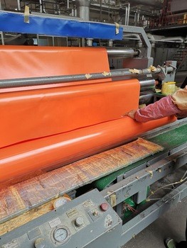 High Tensile Strength Waterproof PVC Tarpaulin Roll With Various Color , Width