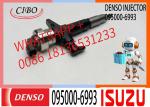 Common rail injector 095000-6993 095000-6980 095000-8030 095000-8340 for Isuzu 8