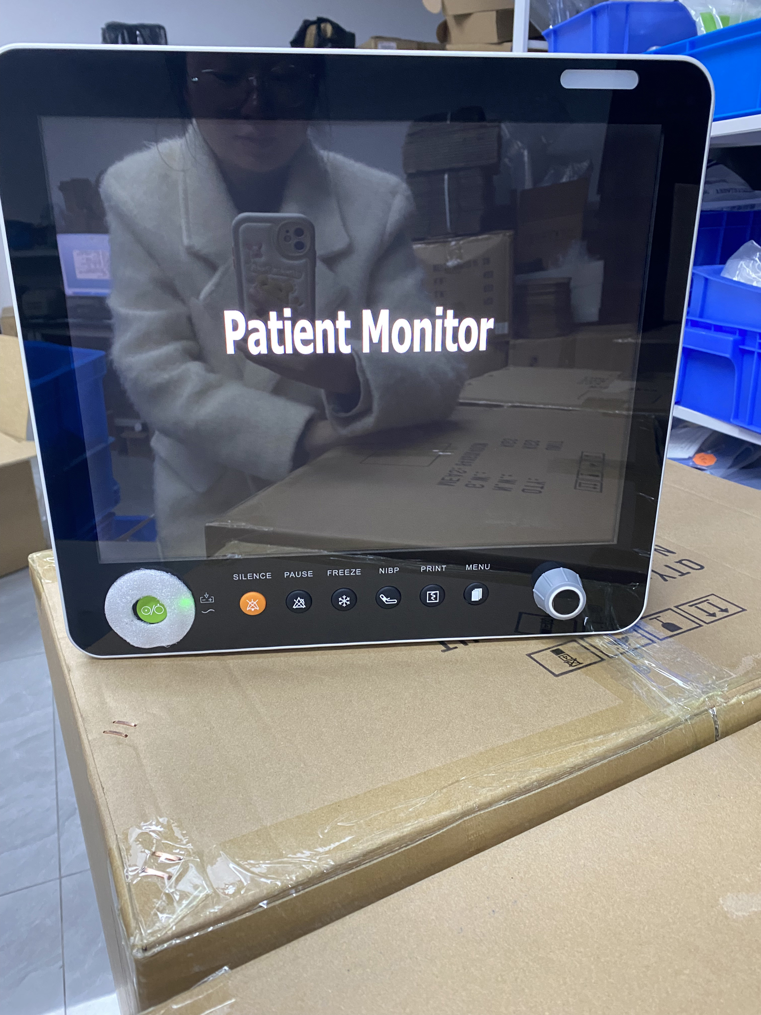 15 Inch TFT Screen 6 Parameter Medical Vital Monitor Hospital Ambulance